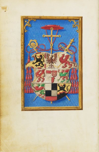 Blason du cardinal Albrecht von Brandenburg - Simon Bening